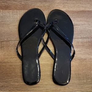 Black flip flop